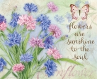 JS-D392 botanical cornflower